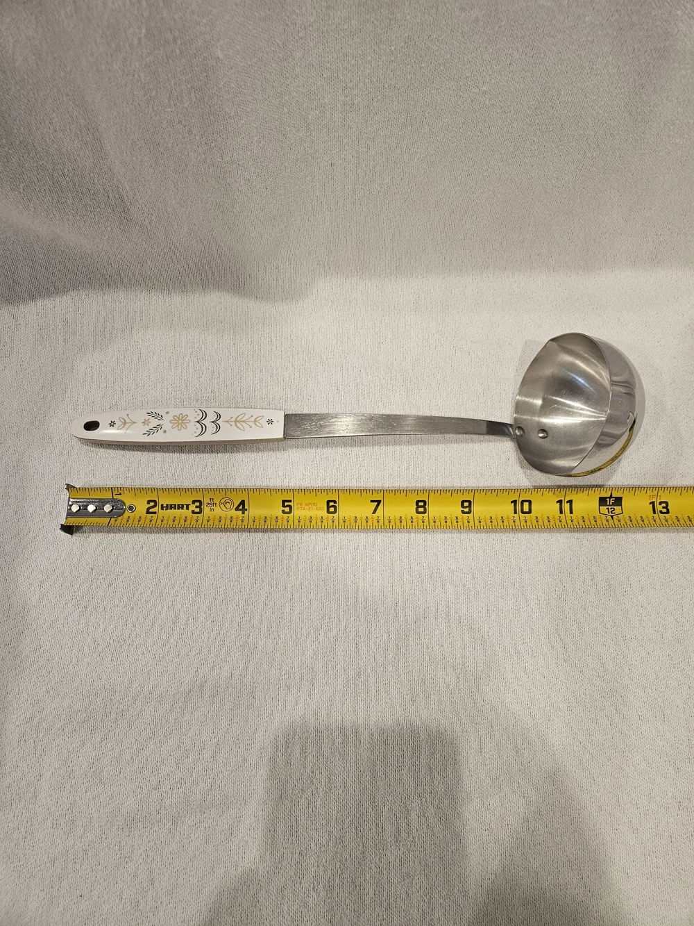 Vintage Flint Arrowhead Stainless Steel Soup Ladle Spoon 9 1/2